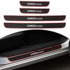 LEXLEYS Side Step Guard / Scuff Plate for Toyota Yaris Cross (10 Series), 4 Pieces, PVC Rubber, Logo, Double-Sided Tape