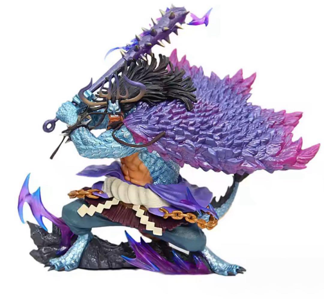 

[Б/У] Похожая фигурка Кайдо из One Piece, Человек-Дракон, Цвет для решающей битвы, Сверхбольшой масштаб