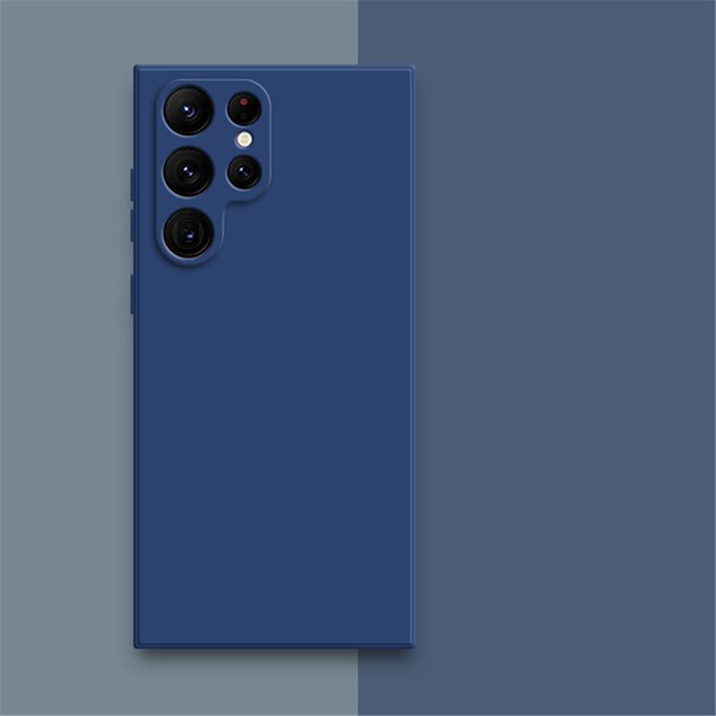 

Чехол для Samsung Galaxy S23 Ультра мягкие квадратные чехлы из жидкого силикона для телефонов Samsung S23 Plus Ultra S23Plus S23Ultra 360 Защитный чехол из ТПУ Samsung Galaxy S23 Ultra синий