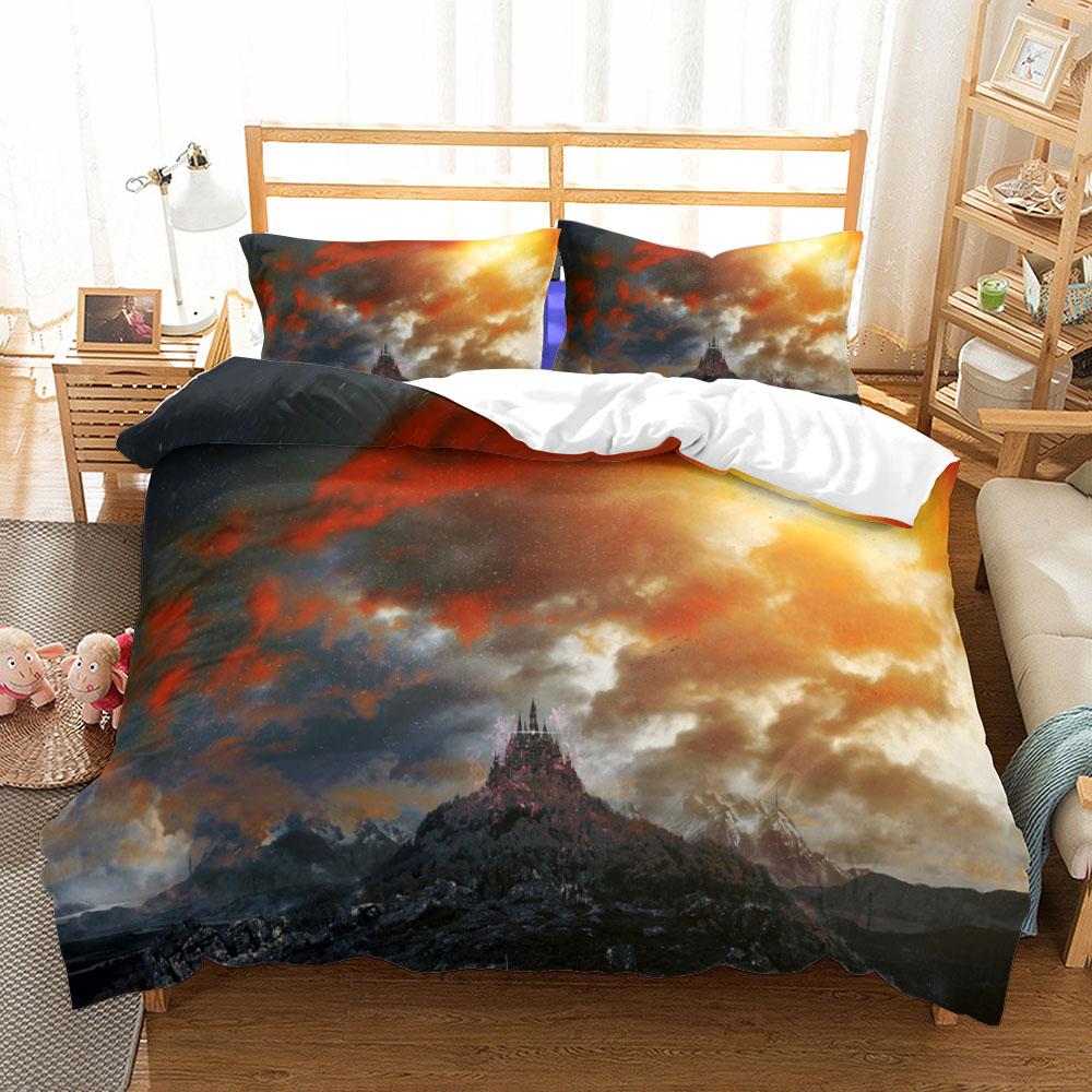 Children Duvet Cover Set King Queen Double Full Twin Single Size Link Bed Linen Set