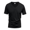 T-shirt Homme Style Américain Col en V Séchage Rapide Respirant Décontracté Sport Manches Courtes Homme