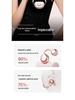 OWS Heart-Shaped Bone Conduction Wireless Earphones with Clip-On Lanyard & Ultra-Long Battery Life