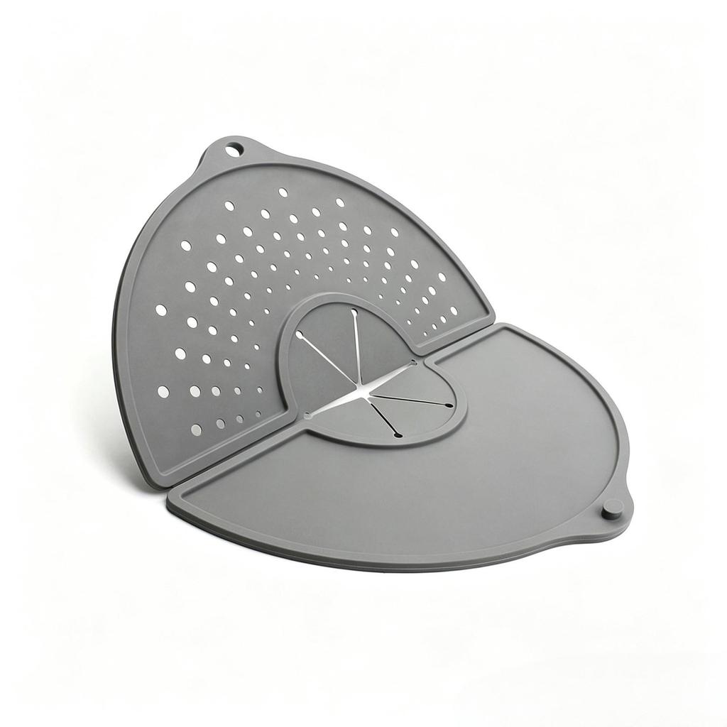 Silicone Foldable Anti-Overflow Lid & Oil Splatter Guard for Pots up to 32cm