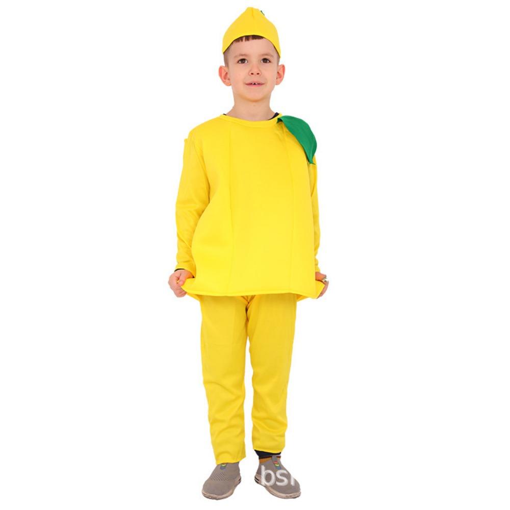 Performance Stage Children Cosplay Costume Pumpkin Cloak Kids Performance Suit Girl