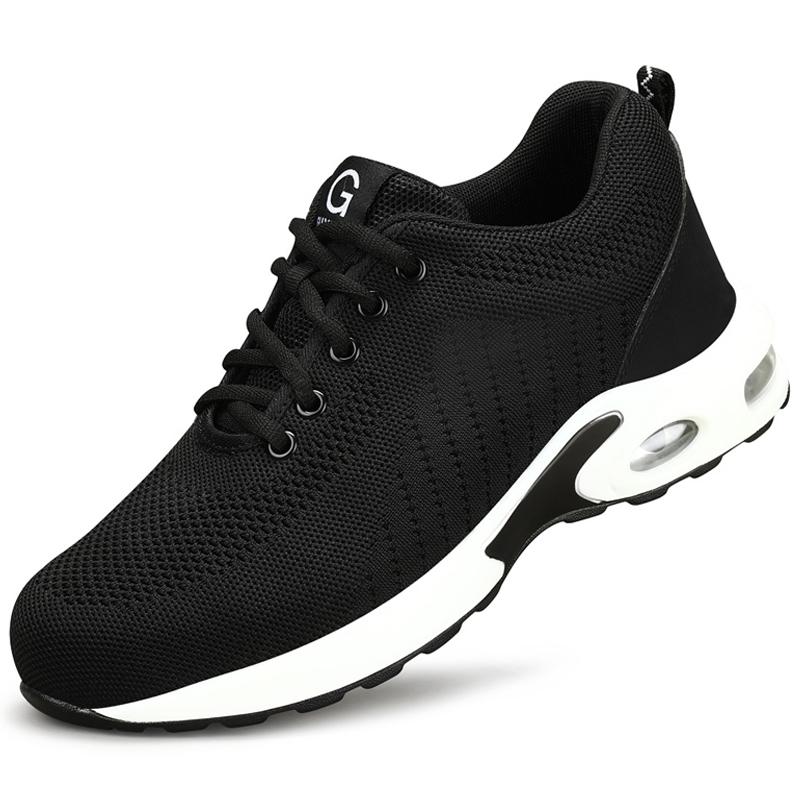 

Large size 50 air cushion Safety Shoes Men Casual lightweight Protection Shoes Puncture-Proof Work Sneakers Steel toe shoes Men 35