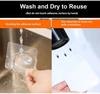 30/1Pcs Transparent Wall Hooks Hangers Self Adhesive Door Wall Hangers Hooks Heavy Load Rack Kitchen Bathroom Organizer Holder