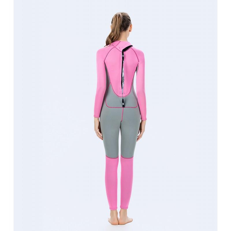 3mm Full Body Wetsuit Women Surfing Swimming Diving Thermal Protection Long Sleeve Pants