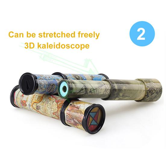 Color Cognition Grasp Comfortable Kids Kaleidoscope Rotatable Multicolored Design Classic Kaleidoscope for Children