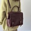 Mochila de Cuero Genuino Johnature para Mujer Gran Capacidad Mochila para Viajes y Commuting Bolso de Hombro Multifuncional