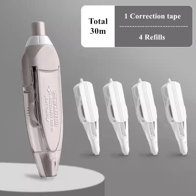 Корекційна стрічка типу Kawaii. Змінні заправки. Білий коректор. Стрічка для студентів. Японські канцтовари. Шкільне приладдя.