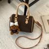 High-end niche bag women's leisure Boston bag 2025 new trendy autumn and winter versatile single shoulder crossbody pillow bag