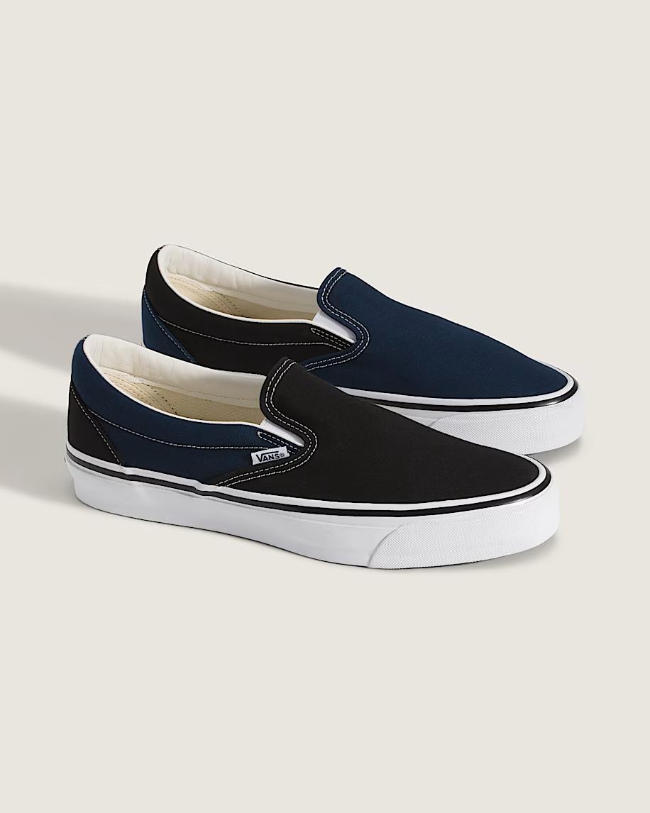 VN000EBPY61 Engineered Garments OTW by Vans Classic Slip-On 98 Black Blue(Men s) 8.5