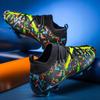 Men Soccer Shoes Long Spikes Soccer Cleats Indoor Sports Shoes Professional Football Boots Drop Shipping Unisex Breathable Soft