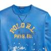 Polo Ralph Lauren SS23 Letter Print Casual Crew Neck Long Sleeve Sweatshirt Men Sweatshirt Blue 710905373-001