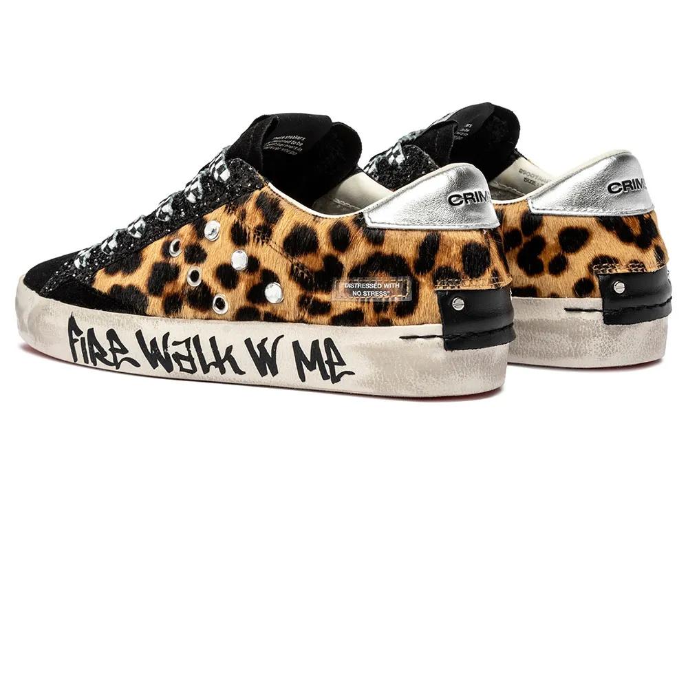Crime London Distressed Sneakers