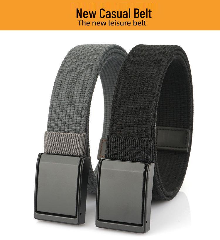 Cintura Sportiva in Tela Trendy da Uomo 2025 - Tessuto Versatile, Casual per Esterno e Jeans
