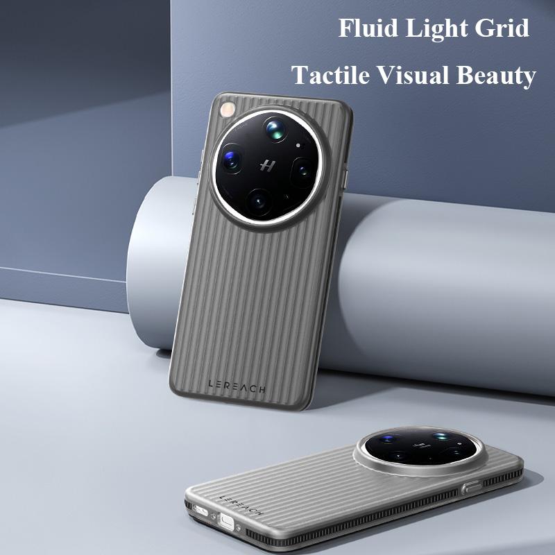 LeReach For OPPO Find X9 Ultra 5G TOC ICICLE Case 3D Anti-Slip Side Grips Micron-Level Frosted Protection Back Cover Case