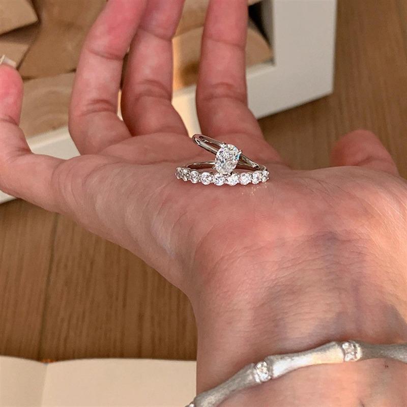 925 Sterling Silver Retro Plain Silver Ring for Women Does Not Fade, Light Luxury, High-end Sense, Versatile Opening Fashion Personality Ring