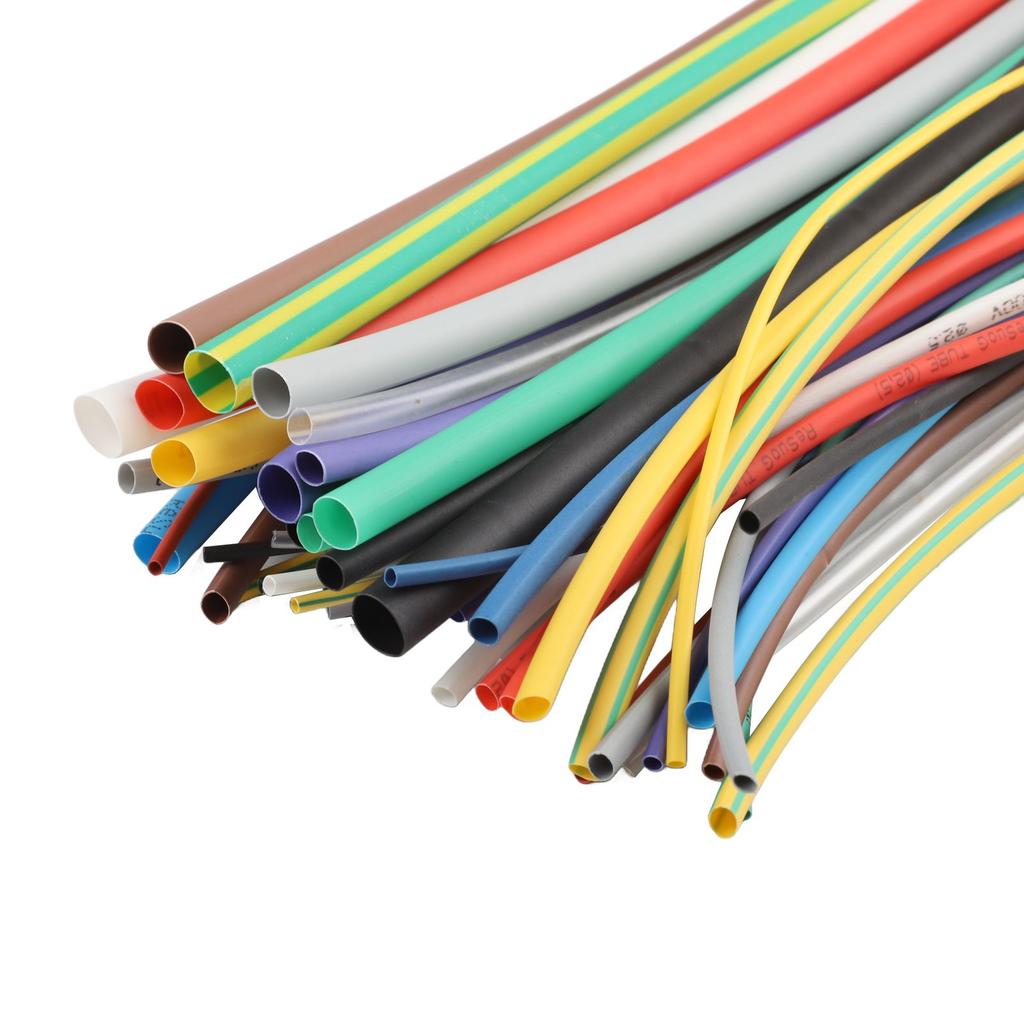 Supplies Heat Shrink Tube Tubing Wire Electrical Equipment Heatshrink Kit Polyolefin Set 2:1 5 Sizes Practical