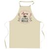 Kitchen Apron - Agnès the Most Beautiful - Breton Print - Durable Cotton - Adjustable Ties