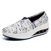 Hot Sale Fitness Shoes Women Swing Wedges Platform Zapatos Mujer Canvas Trainers Shoes Woman Breathable Women Sneakers WSH3301