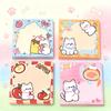 10Pcs Cute Puppy Stickers, Kawaii Cartoon Puppy Self-adhesive Sticky Notes, Tearable Strong Sticky Notes, Random Styles, Suitable for Students Message
