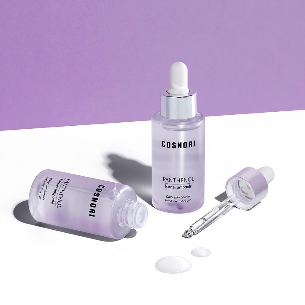 COSNORI Panthenol Barrier Ampoule Deep Hydration Moisture Care 30ml Daily Facial Serum
