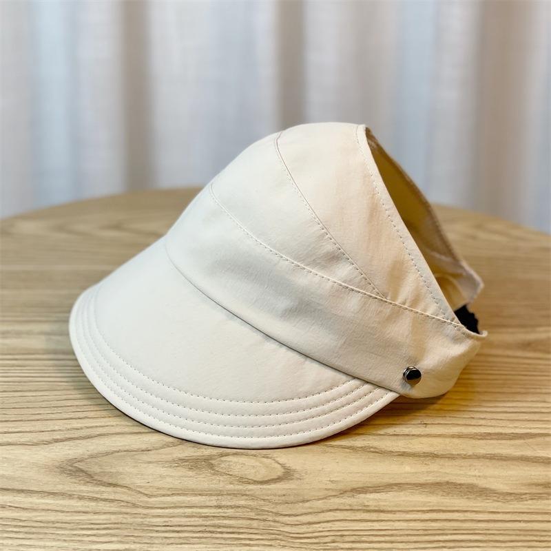 Peaked cap breathable quick drying sun protection sun hat children spring and summer adjustable thin large brim sun hat wind