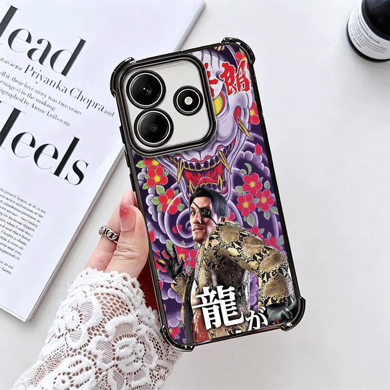 Y-Yakuzas 0 Game Soft Phone Case For Xiaomi Redmi Note 14 15 Pro Plus 13 12 11S 11T 5G 10 9S 9 Plating Anti-Fall Fundas