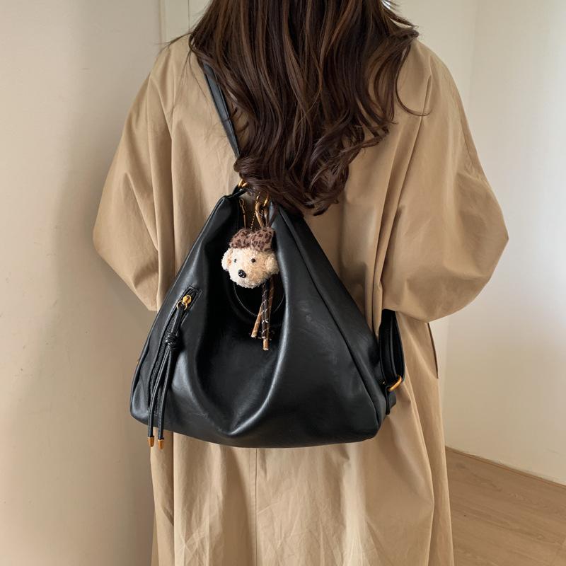 Retro commuter large capacity tote bag women's new casual single shoulder crossbody multifunctional fashion backpack