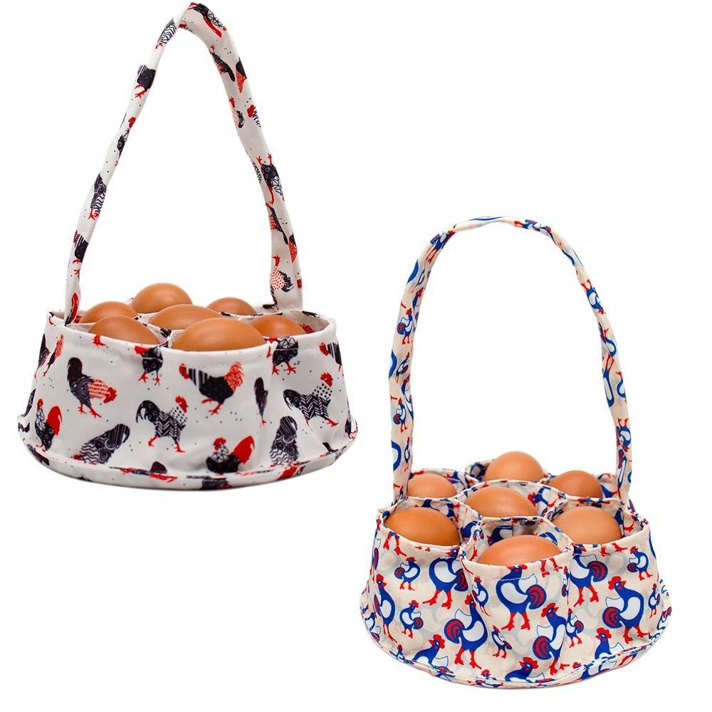 Portable Eggs Gathering Bags Soft Easter Egg Collector Funny Eggs Collecting Basket  Garden