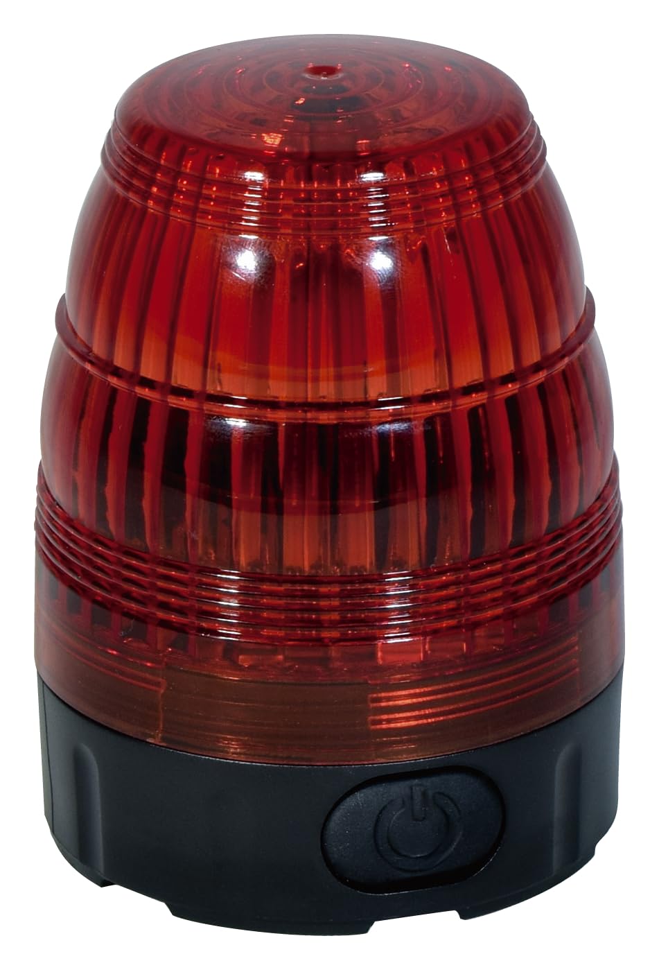 

Nichido Industrial Battery-Powered Small LED Rotating Light, LED Flasher 75, Red, NLF75-BA-R