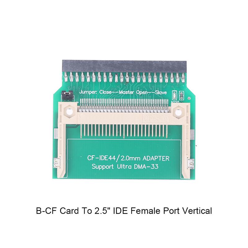 Cf Compact Flash Memory Card To Laptop Ide 2.5" 44 Pin Drive Board Hdd Bootable Adapter Converter Card