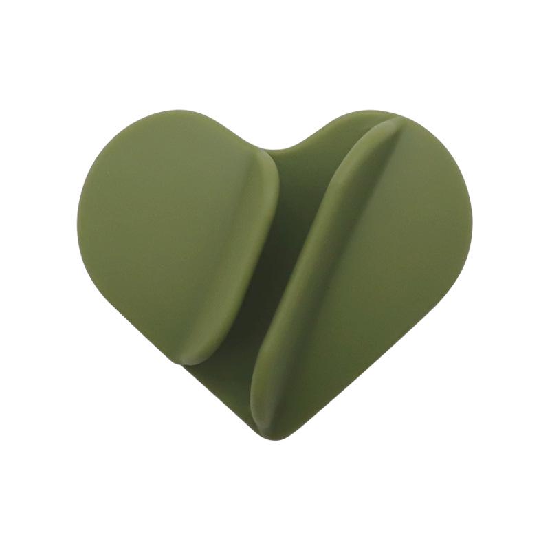 Heart-Shaped Silicone Lipstick & Phone Holder - Trendy and Versatile