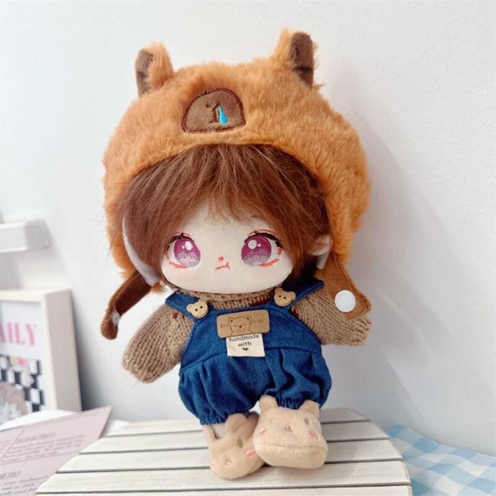 Head Cover Cotton Doll Clothes 20cm No Attributes Dolls Clothes Doll Clothes Toy  Doll Accessories