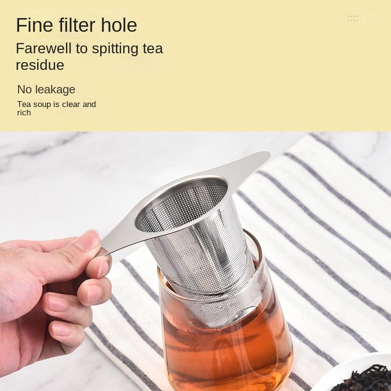 Teesieb aus Edelstahl 304 Teefilter mit Doppelohren Teefilter mit Doppelgriff Teesieb Teefilter Teefilter Tee Mit Zubehör