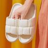 Fashion 2024Women's Soft Sole Cloud Slippers for Home Non-slip Bathroom Slippers Women Summer Thick Platform Sandals Flip Flops Woman