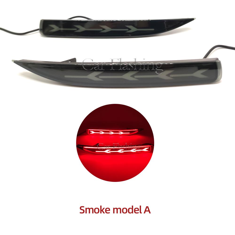 For Toyota Corolla Altis LED Rear Bumper Reflector Light Warn Brake Dynamic Turn Signal Car Accessories