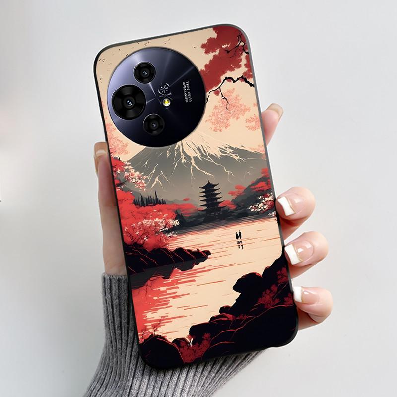 New Design Cute Case For TCL 50 NxtPaper 5G/50 Pro NxtPaper 5G/TCL P10/60 XE NxtPaper Shockproof Cover Black Case
