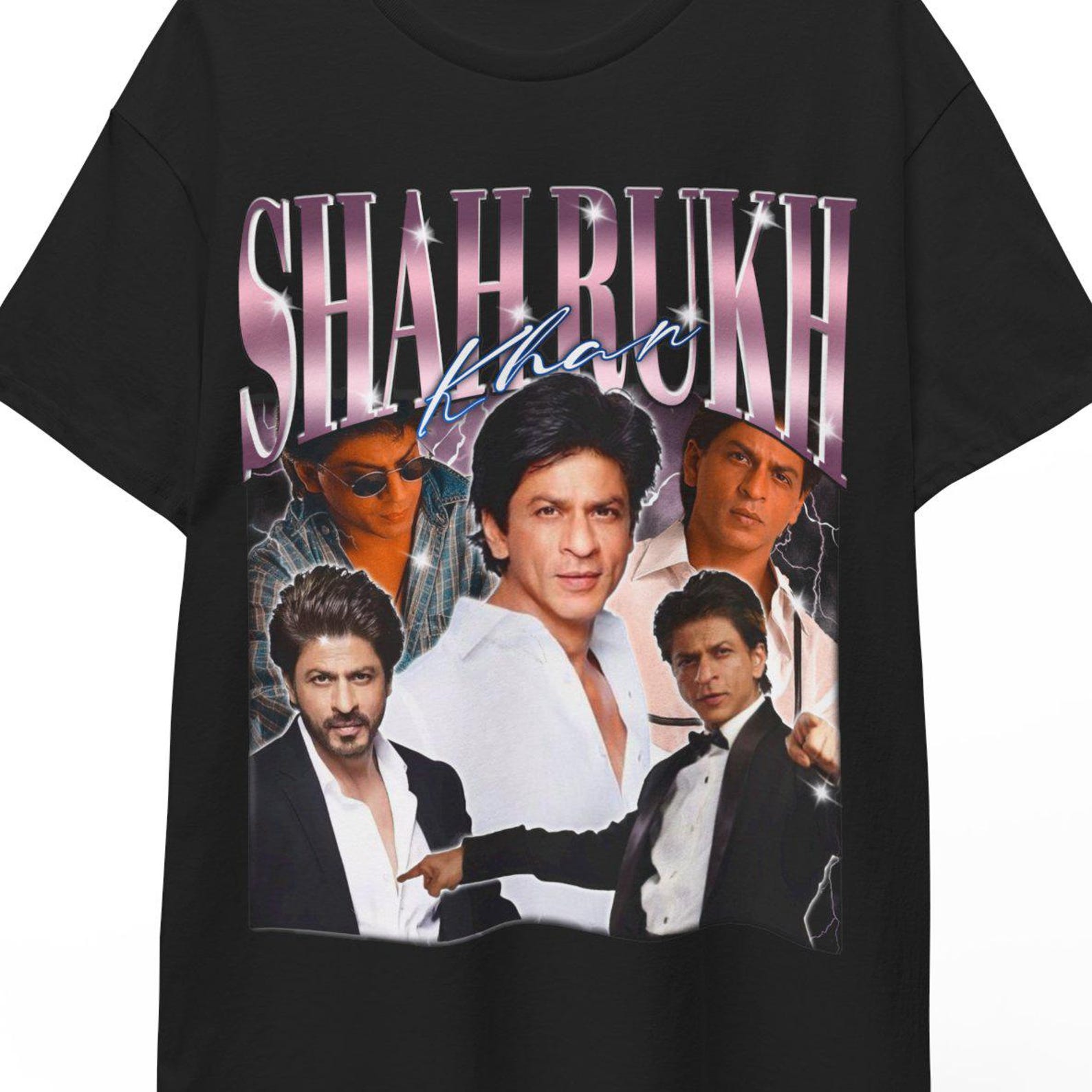Shah Rukh Khan, Shah Rukh Khan Tshirt, Vintage Shah Rukh Khan Shirt, Shah Rukh Khan Retro Gift, Shah Rukh Khan Fan Merch Gift Clothing XL
