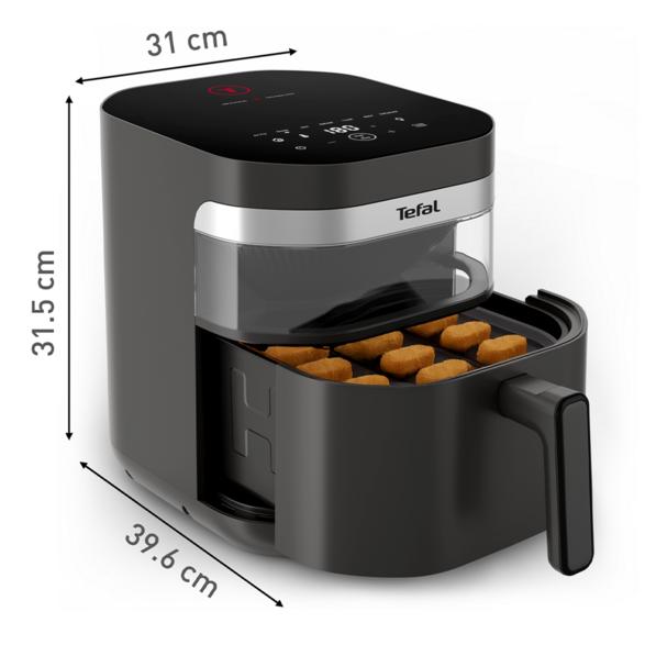 Tefal ey8328 easy fry infrared air fryer with infrared technology, 7l, dual heating system