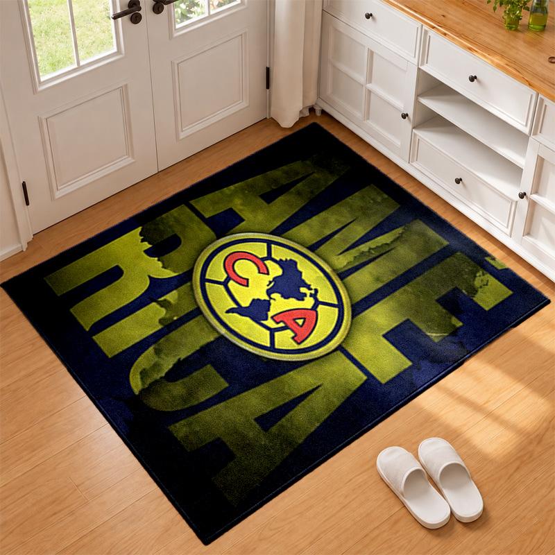 Club America Carpet Door Mat for Living Room or Bedroom Protective Mat Under Chair Office Decoration Christmas Gift Birthday Present