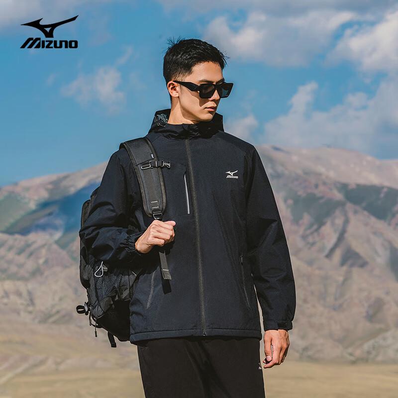 

MIZUNO Men s Hooded Outdoor Padded Jacket L