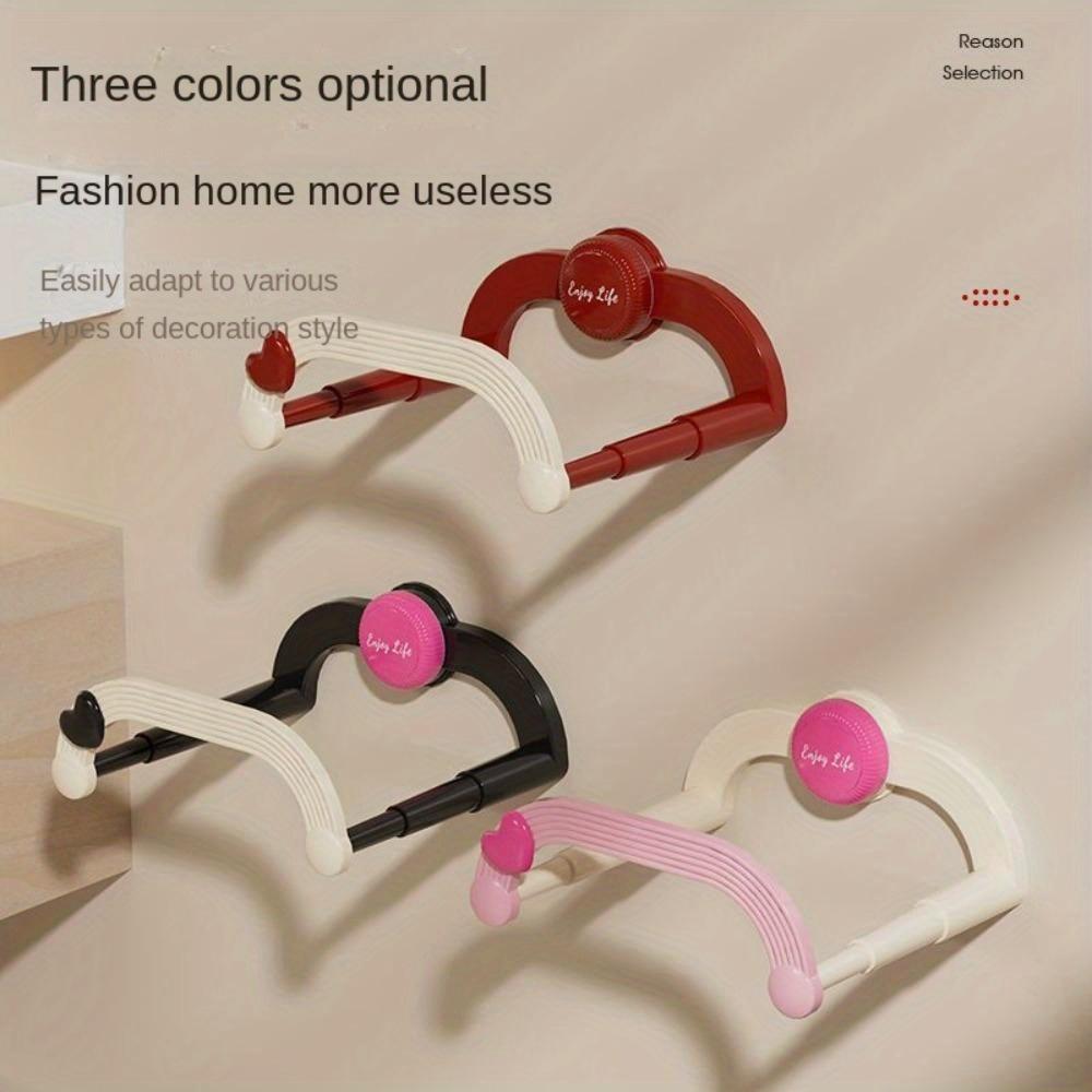 Hole-free Wall-Mounted Basin Storage Rack Multifunctional Bathroom Razor Hair Comb Toothbrush Rack Bathroom Supplies