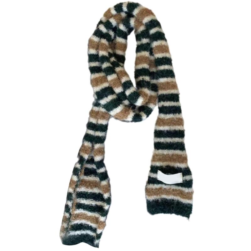 Knit Scarf for Women Long Skinny Belt Necktie Neck Scarf Girls Photo Props Long Neckerchief Skinny Scarf Necktie