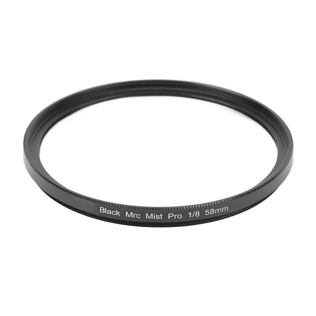 Camera Black Mist Filter 1 8 Black Soft Light Filter Portrait Soft Focus Filter for Video Vlog Portrait Photography