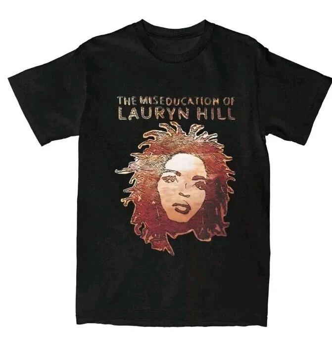 Lauryn Hill The Misdirection R&B Pop Rock Band Hip Hop Style T-shirt    Cotton high quality casual fashion streetwea
