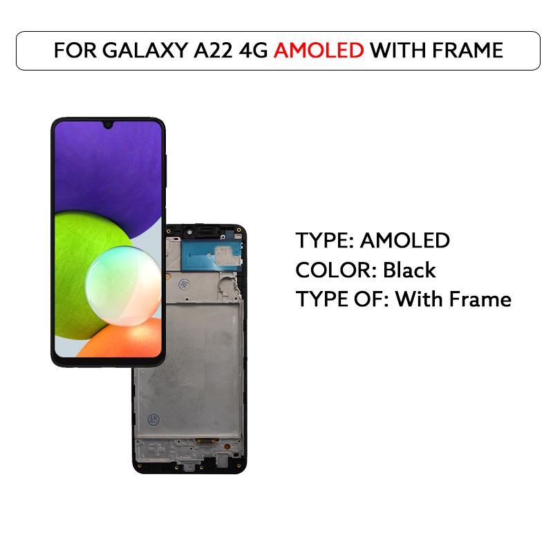 LCD Display For Samsung Galaxy A22 4G 5G Touch Screen Digitizer Assembly For Samsung A22 A225F A225M A226B A226L Repair Parts