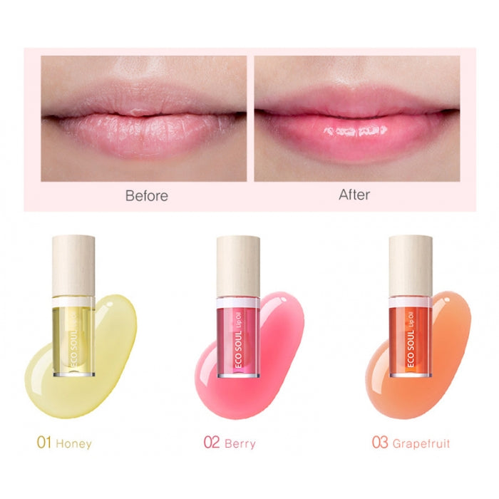The Saem - Eco Soul Lip Oil #02 Very Berry 6ml
