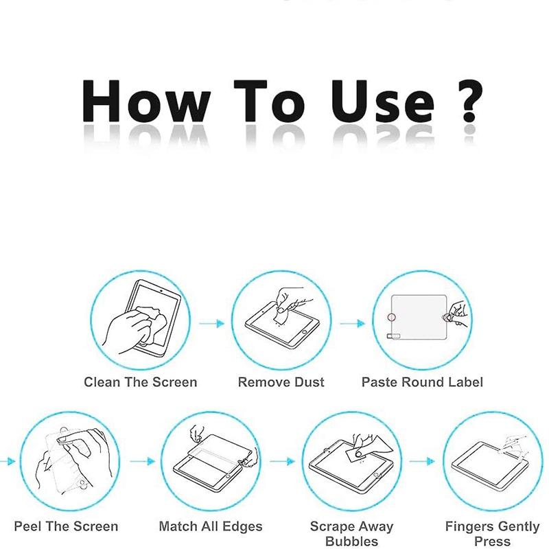 For iPad Pro 11 (2022)/(2022)/(2021)/(2020)/(2018) Anti-blue-ray Anti-glare Full Screen Protector Fingerprint-free Tempered Glass Film